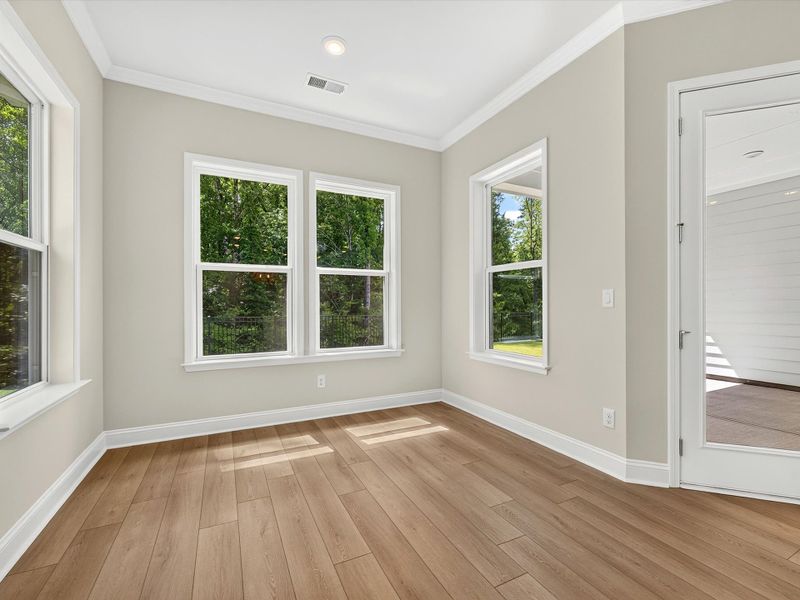 Spacious, unfurnished interior of a new home in Encore at Streamside - Tradition Series, Waxhaw (Image 10). Spacious, unfurnished interior of a new home in Encore at Streamside - Tradition Series, Waxhaw (Image 10).