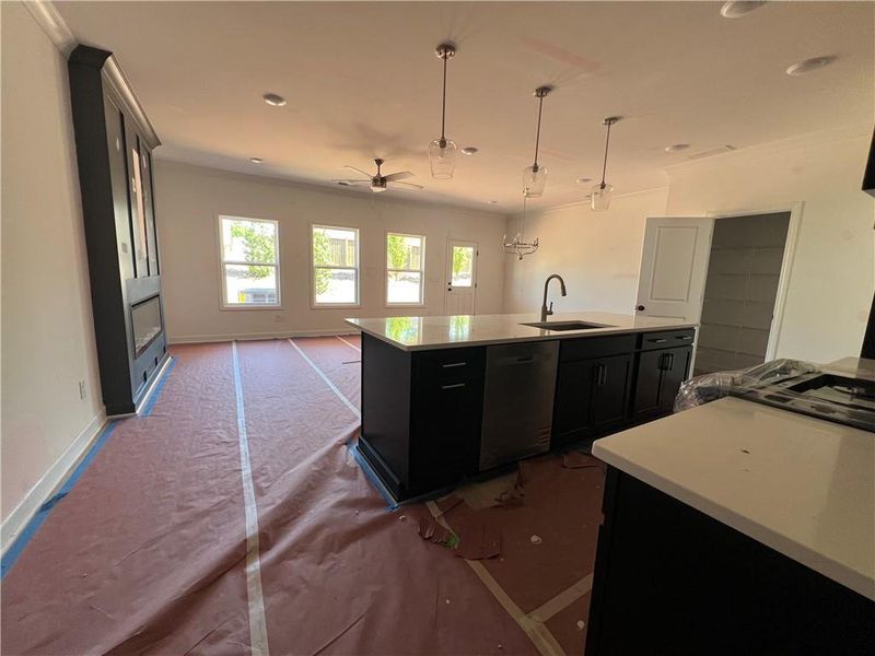 In-progress construction of a new home in Wilkins Walk, Mableton, GA (Image 30).