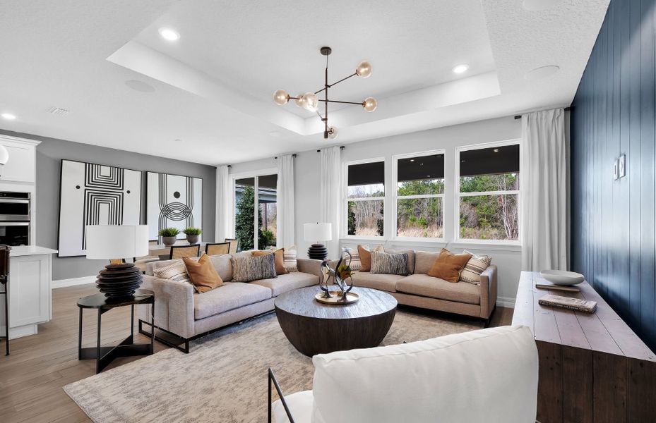 Furnished interior view inside a new home in Avondale at Avenir, Palm Beach Gardens (Image 3).