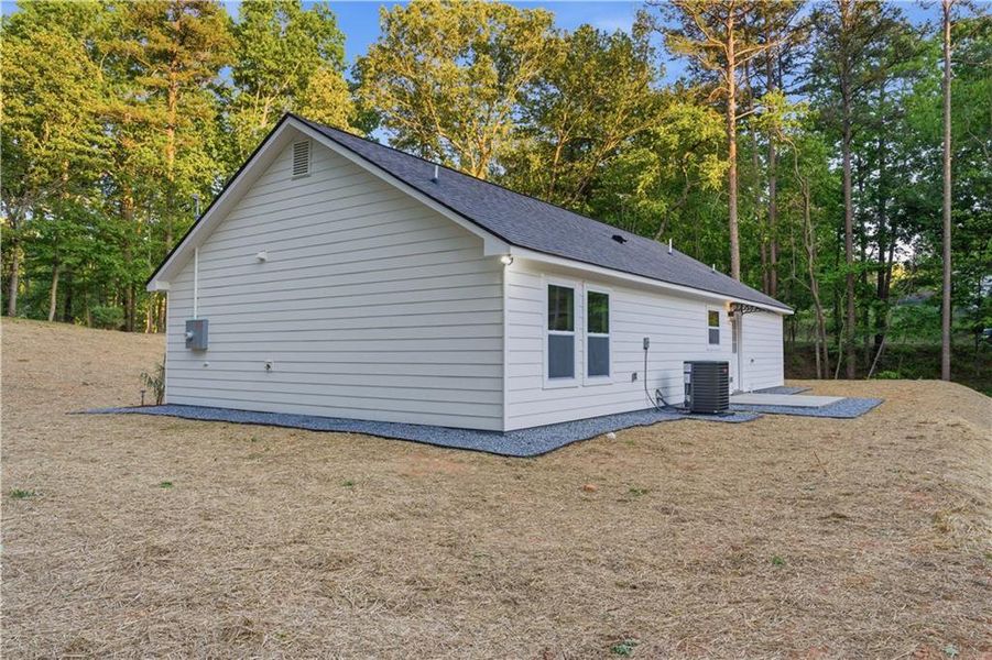 Exterior details and patio area of a home in , Cartersville (Image 18).