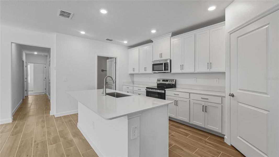 Furnished interior view inside a new home in Mirada Active Adult: Active Adult Lagoon Villas, San Antonio (Image 10). Furnished interior view inside a new home in Mirada Active Adult: Active Adult Lagoon Villas, San Antonio (Image 10).