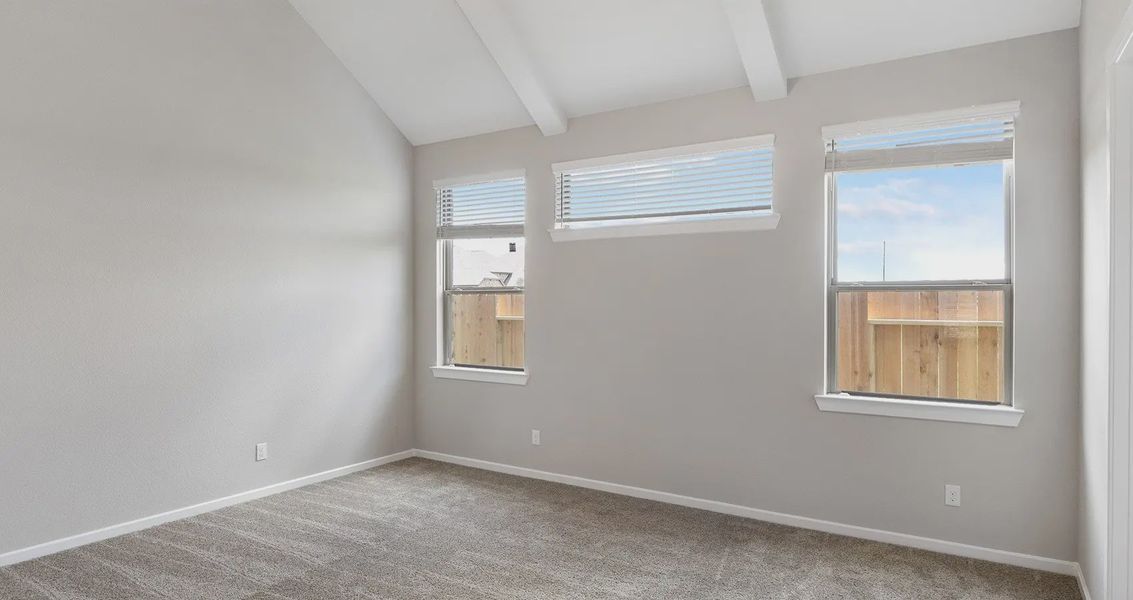 Representative unfurnished interior of a home built from the Pendleton by Chesmar Homes in The Woodlands Hills, Willis (Image 10).