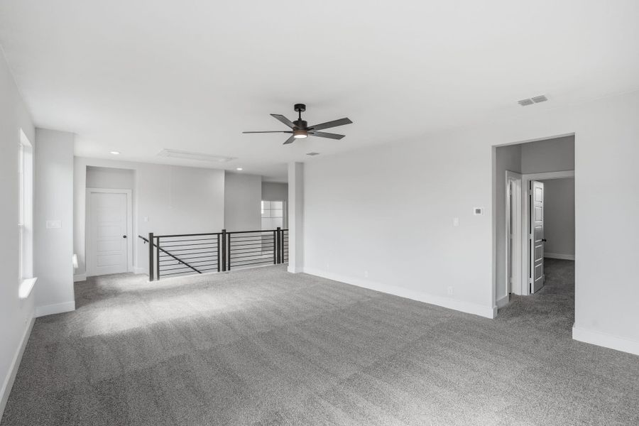 Representative unfurnished interior of a home built from the Archer 50′ by Chesmar Homes in Esperanza, Boerne (Image 11). Representative unfurnished interior of a home built from the Archer 50′ by Chesmar Homes in Esperanza, Boerne (Image 11).