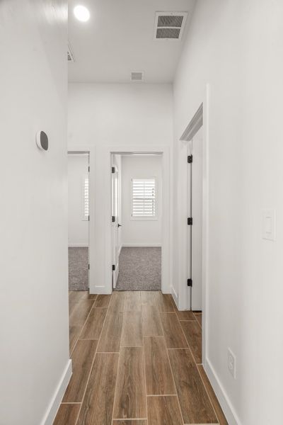 Representative unfurnished interior of a home built from the Pine Valley by LEH. Homes in Tierra Del Este 91, El Paso (Image 38). Representative unfurnished interior of a home built from the Pine Valley by LEH. Homes in Tierra Del Este 91, El Paso (Image 38).