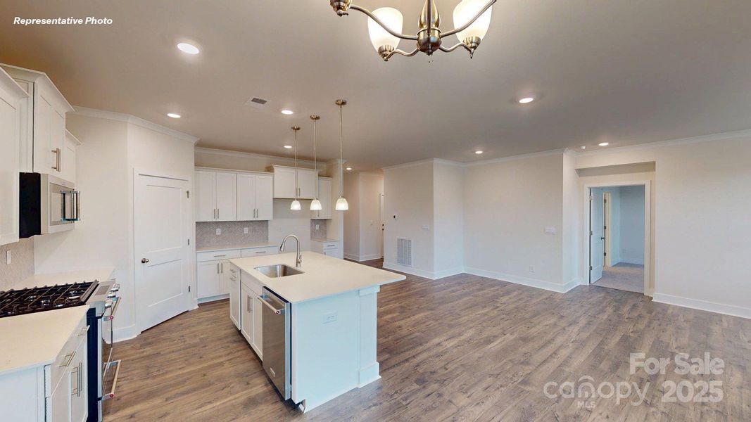 Furnished interior view inside a new home in Westport, York (Image 2).