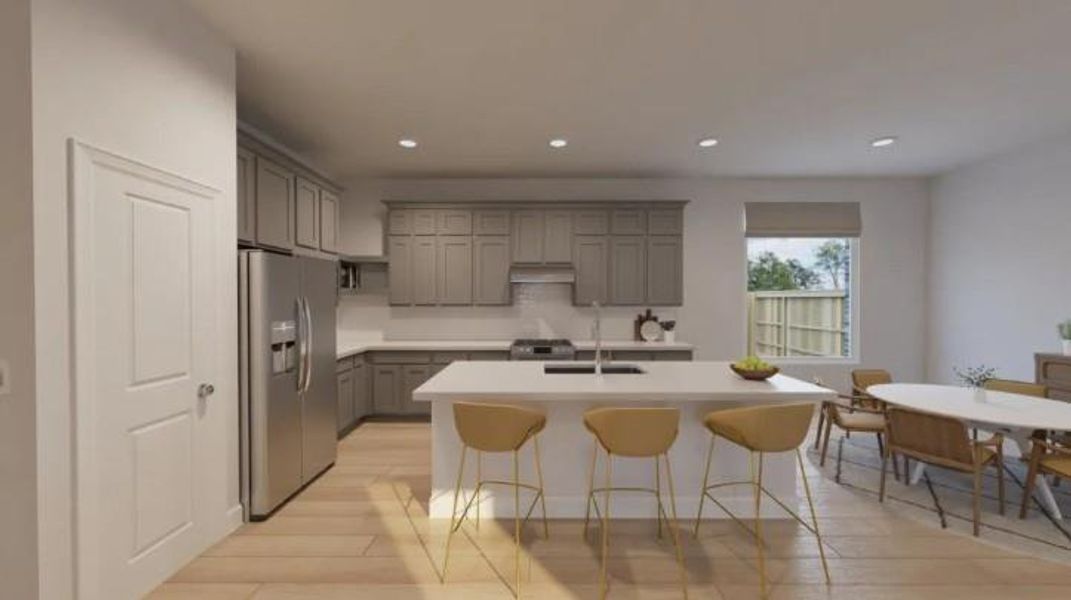 Pics are not of actual home.  They are a representative of a home of the same floor plan