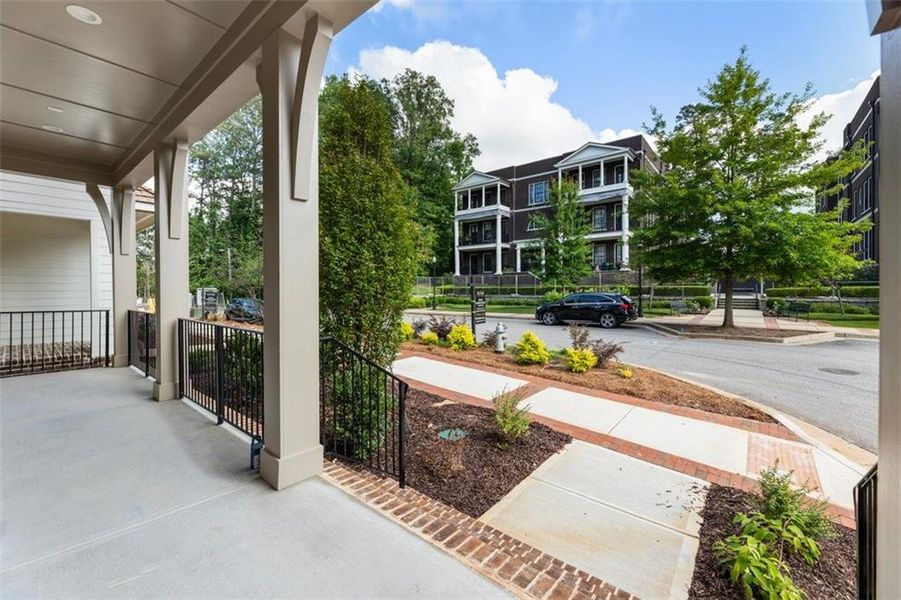 Exterior details and patio area of a home in , Alpharetta (Image 26).