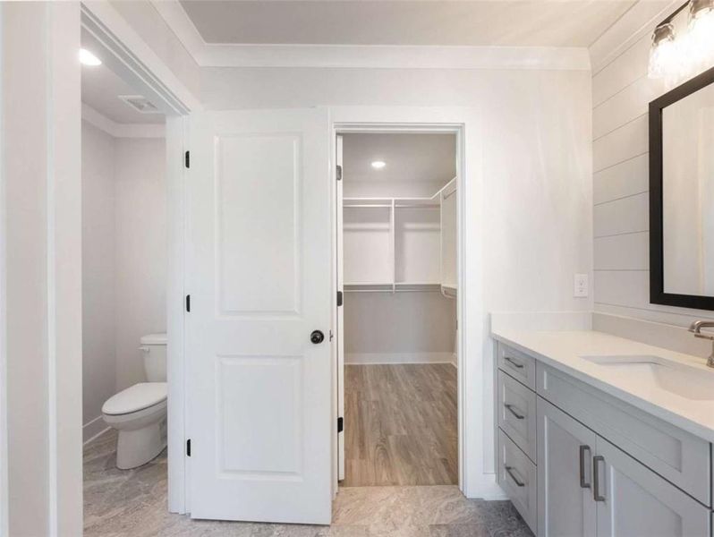 Furnished interior view inside a new home in , Buford (Image 36).