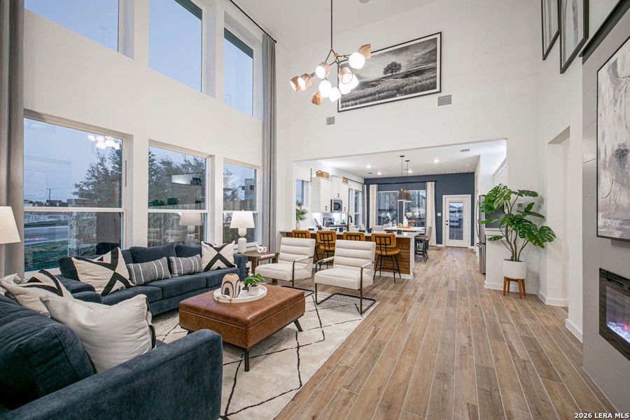 Furnished interior view inside a new home in Meyer Ranch, New Braunfels (Image 17).