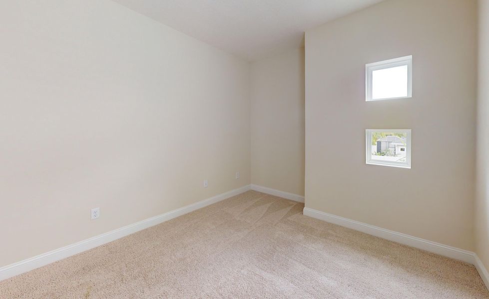 Representative unfurnished interior of a home built from the Bartram - B - Townhome Series by ICI Homes in West End at Town Center, Ponte Vedra (Image 15). Representative unfurnished interior of a home built from the Bartram - B - Townhome Series by ICI Homes in West End at Town Center, Ponte Vedra (Image 15).