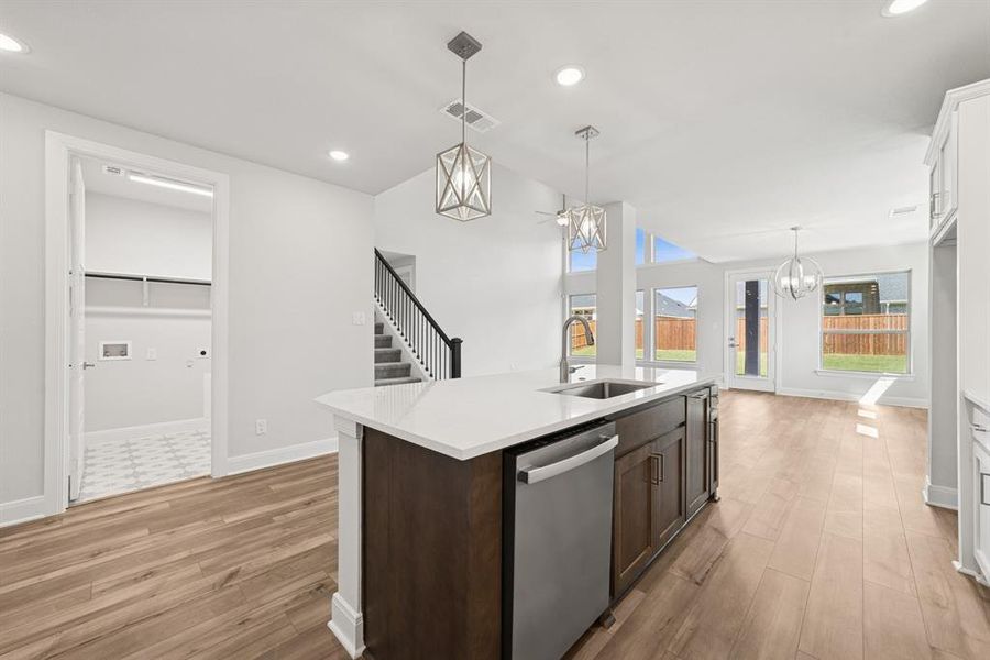 Furnished interior view inside a new home in Sandbrock Ranch, Aubrey (Image 9).