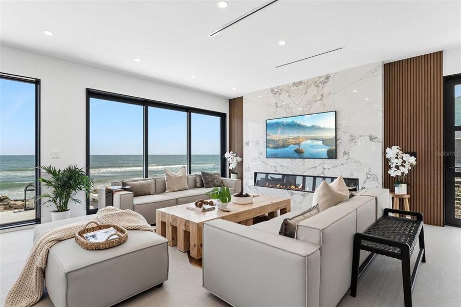 Furnished interior view inside a new home in , New Smyrna Beach (Image 22).