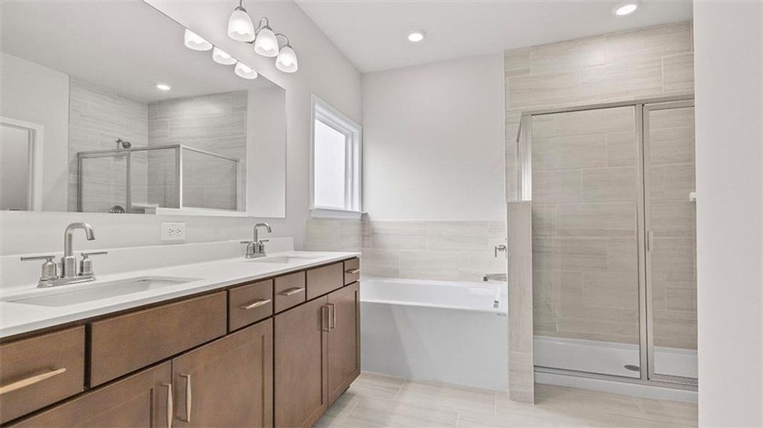 Furnished interior view inside a new home in Evergreen Crossing, Locust Grove (Image 15).