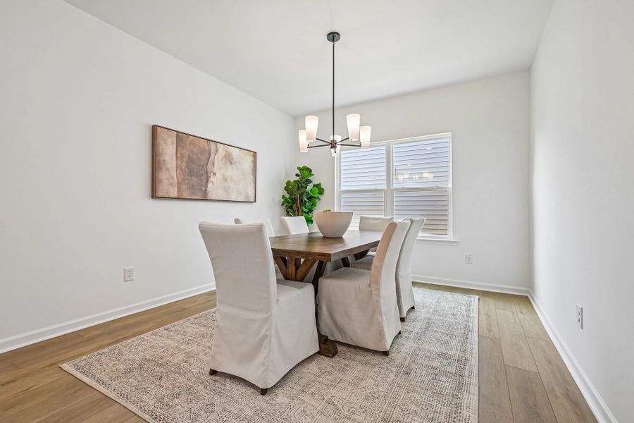 Furnished interior view inside a new home in Crescent Mills, Wilson's Mills (Image 10).