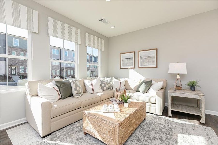 Furnished interior view inside a new home in , Powder Springs (Image 14).