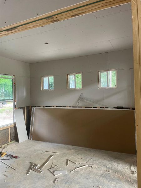 In-progress construction of a new home in , Village Mills, TX (Image 44). In-progress construction of a new home in , Village Mills, TX (Image 44).