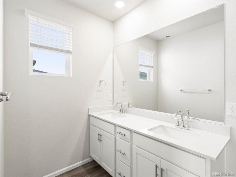 Furnished interior view inside a new home in Poudre Heights: The Alpine Collection, Windsor (Image 16).