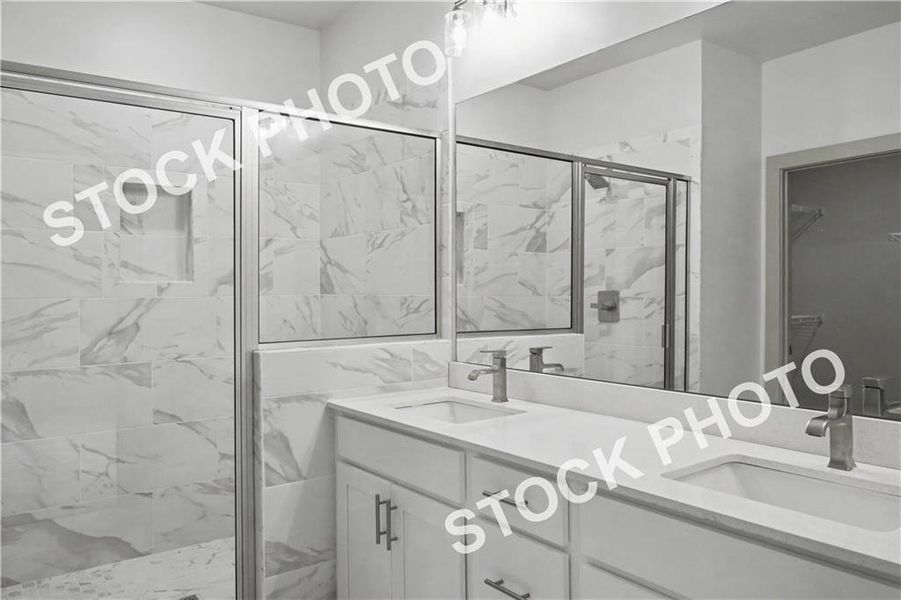 Furnished interior view inside a new home in , Norcross (Image 6).