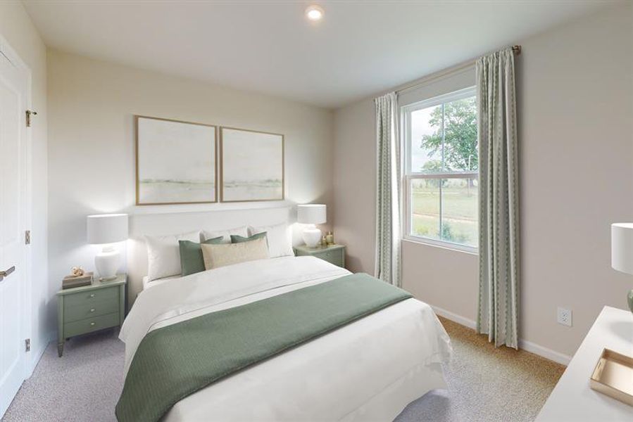 Furnished interior view inside a new home in Sterling Oaks, Ash (Image 14).