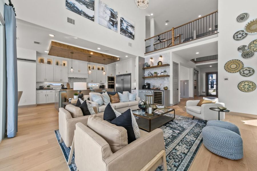 Representative furnished interior of a home built from the Diana by Landon Homes in Lexington Frisco, Frisco (Image 12).