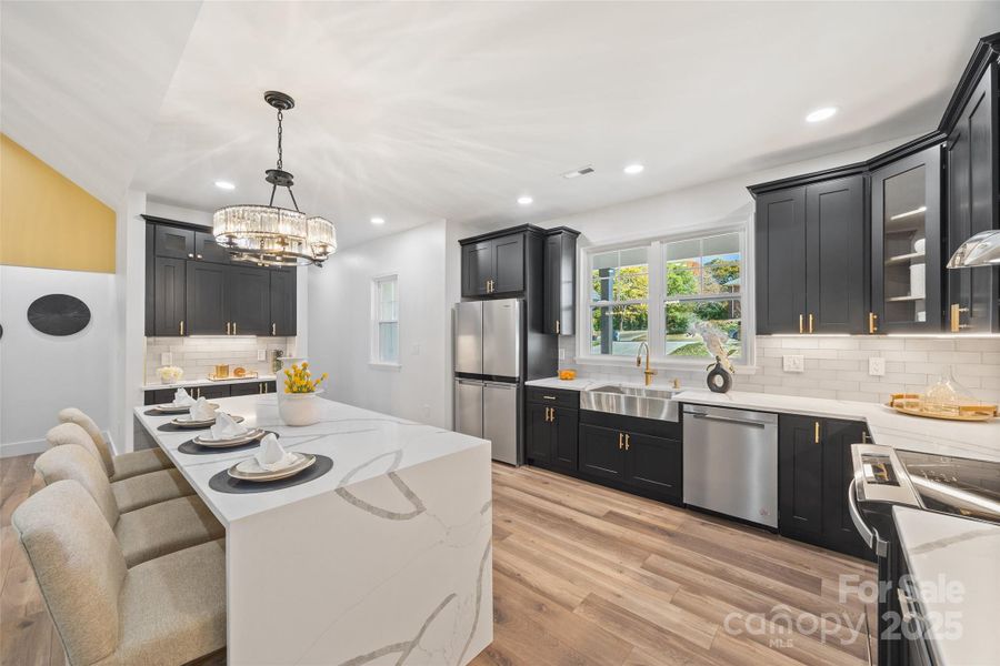 Furnished interior view inside a new home in , Charlotte (Image 30).