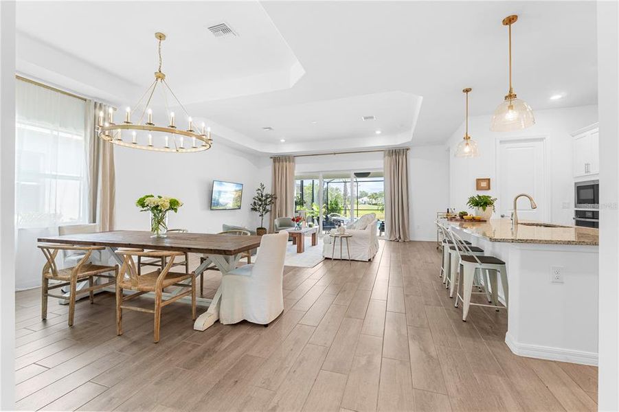 Furnished interior view inside a new home in , Punta Gorda (Image 11).