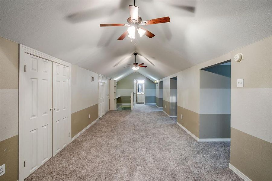 Four dormers in the upstairs primary bedroom, perfect for crafts, work stations, play areas, or more! Four dormers in the upstairs primary bedroom, perfect for crafts, work stations, play areas, or more!