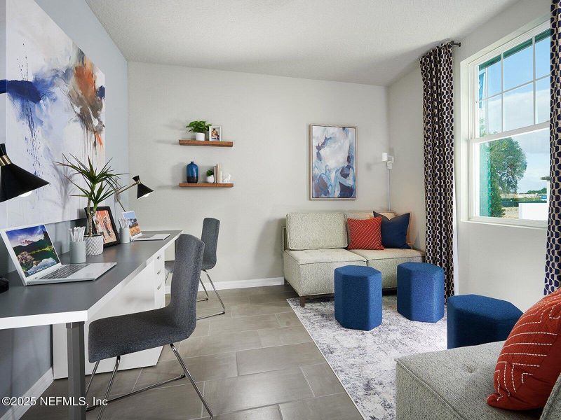 Furnished interior view inside a new home in Flagler Village - Signature Series, Palm Coast (Image 3).