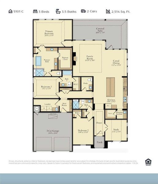 Offering fantastic entertaining areas both indoors and out paired with spacious private bedrooms, our 5101 floor plan is a winner!