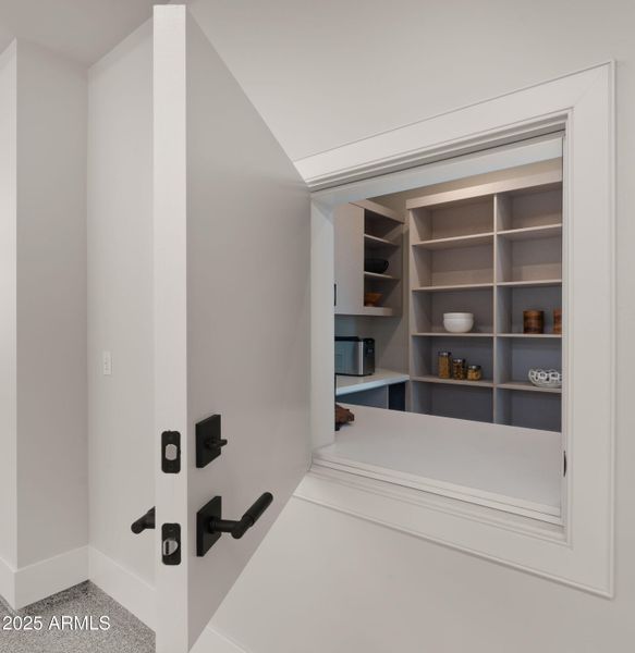 Pantry Access Door From Garage