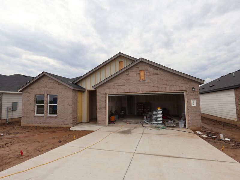 In-progress construction of a new home in Willow Springs, Buda, TX (Image 6).