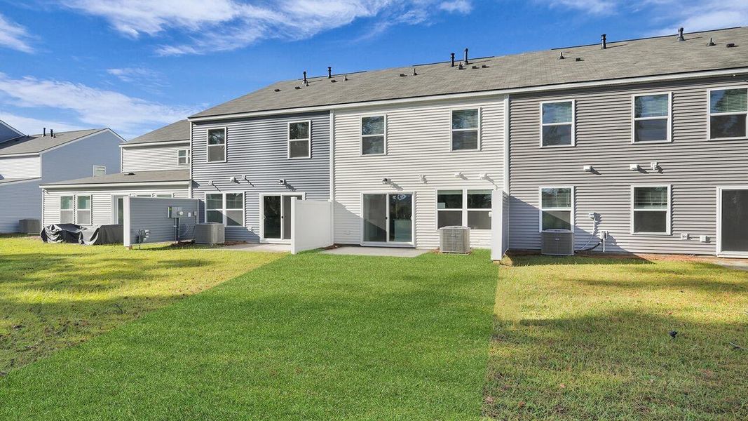 Exterior details and patio area of a home in , Summerville (Image 3). Exterior details and patio area of a home in , Summerville (Image 3).