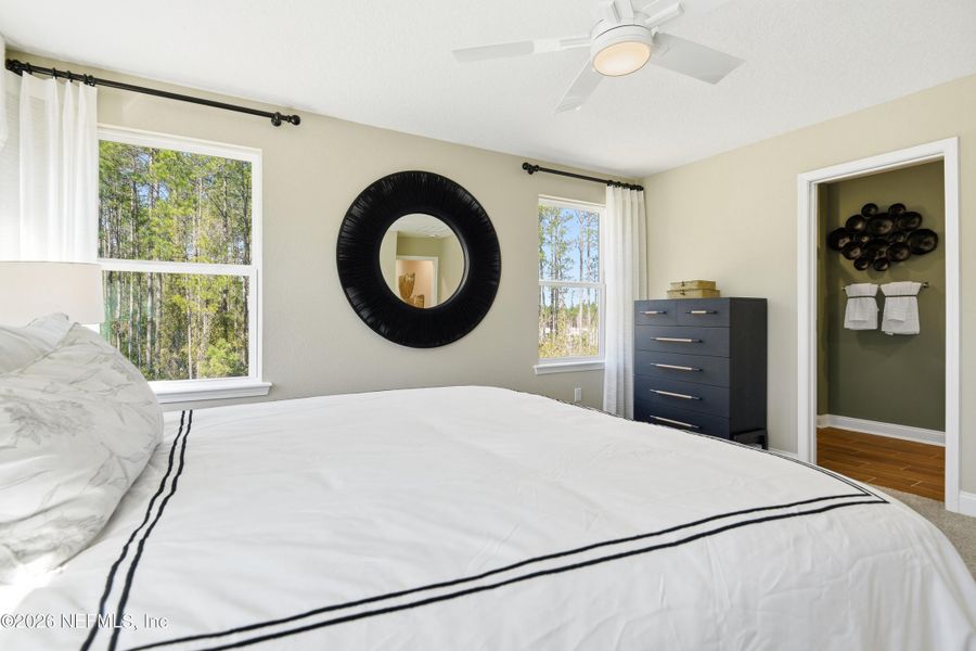 Furnished interior view inside a new home in TrailMark II, St. Augustine (Image 18).