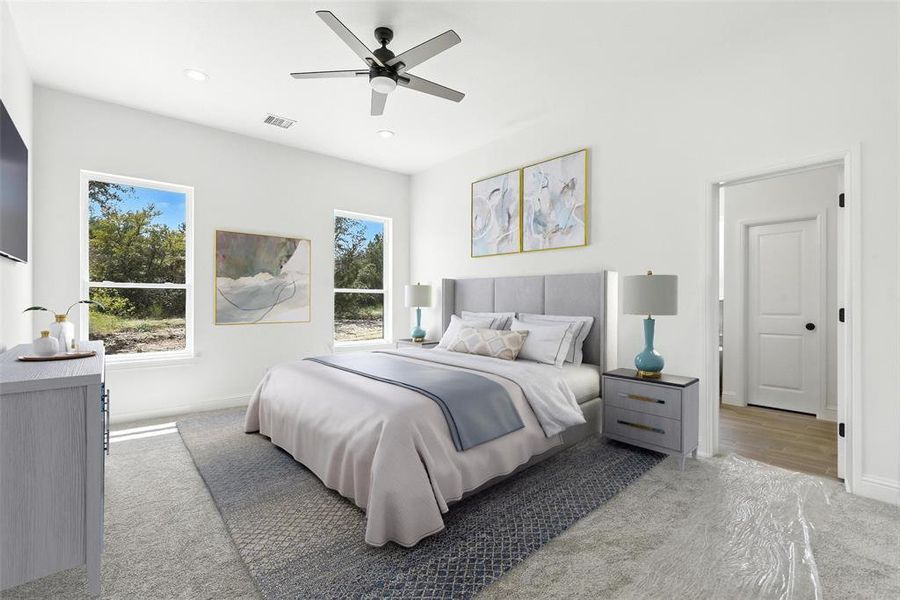 Furnished interior view inside a new home in , Weatherford (Image 9). Furnished interior view inside a new home in , Weatherford (Image 9).