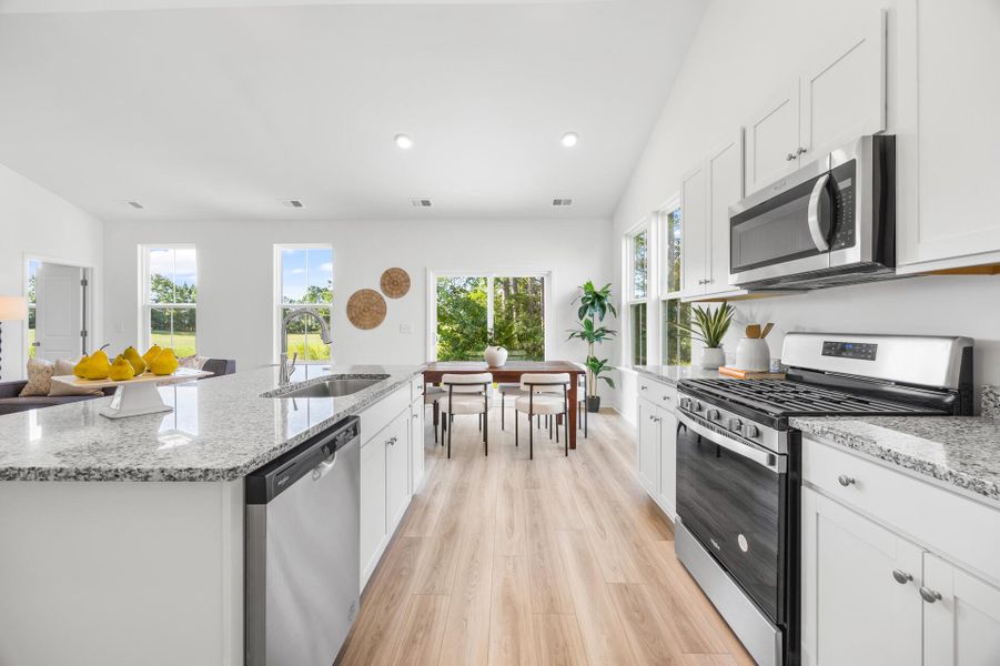 Furnished interior view inside a new home in , Summerville (Image 7).