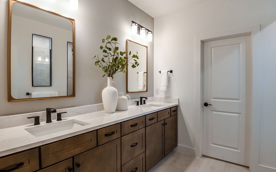 Owner's Bath with Dual Sink Vanity