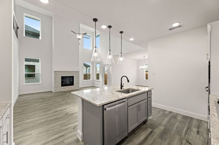 Furnished interior view inside a new home in Legacy Hills, Celina (Image 8).