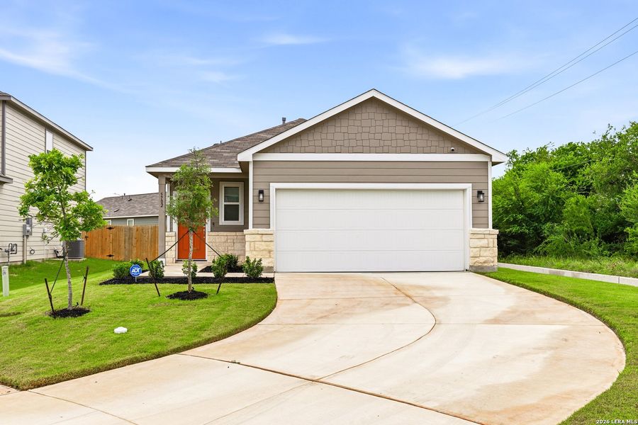 Front exterior of a new home in , San Antonio, TX, highlighting curb appeal (Image 27).