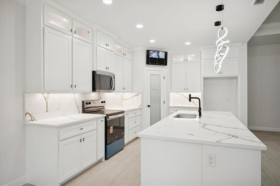 Furnished interior view inside a new home in , Trinidad (Image 6).