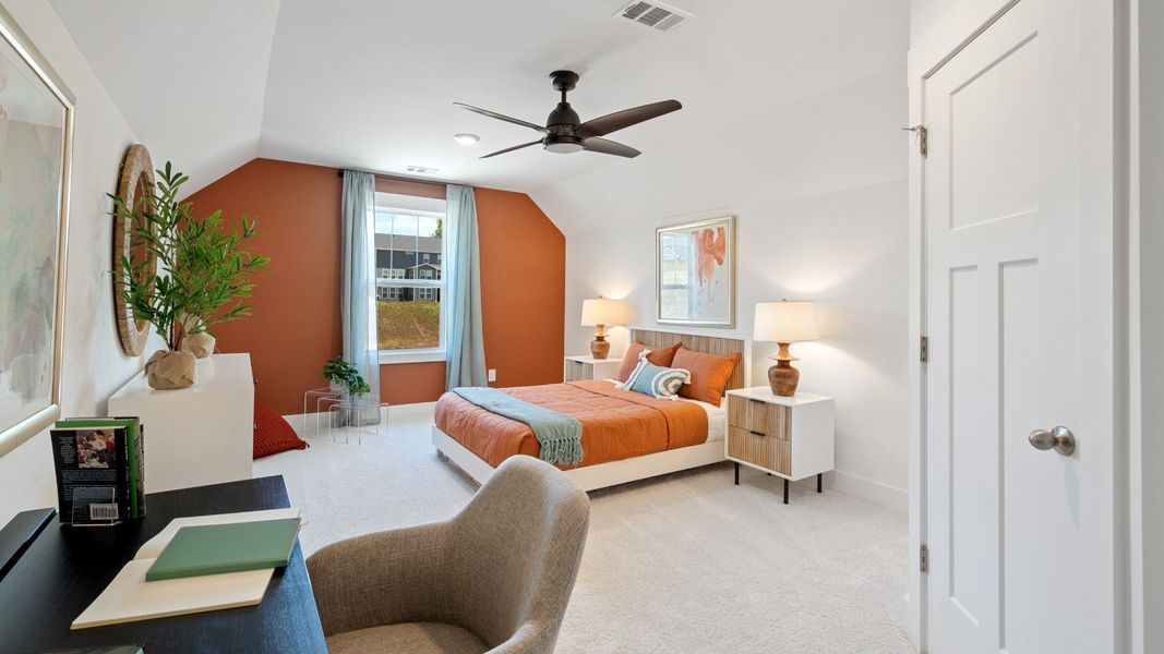 Representative furnished interior of a home built from the Parker by DRB Homes in The Wilds at Cedar Mountain, Asheville (Image 10).