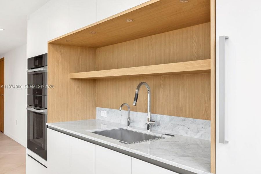 Close-up of interior finishes inside a home in , Bay Harbor Islands (Image 19).