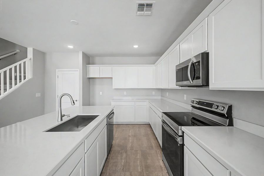 Furnished interior view inside a new home in Wildera, San Tan Valley (Image 4).