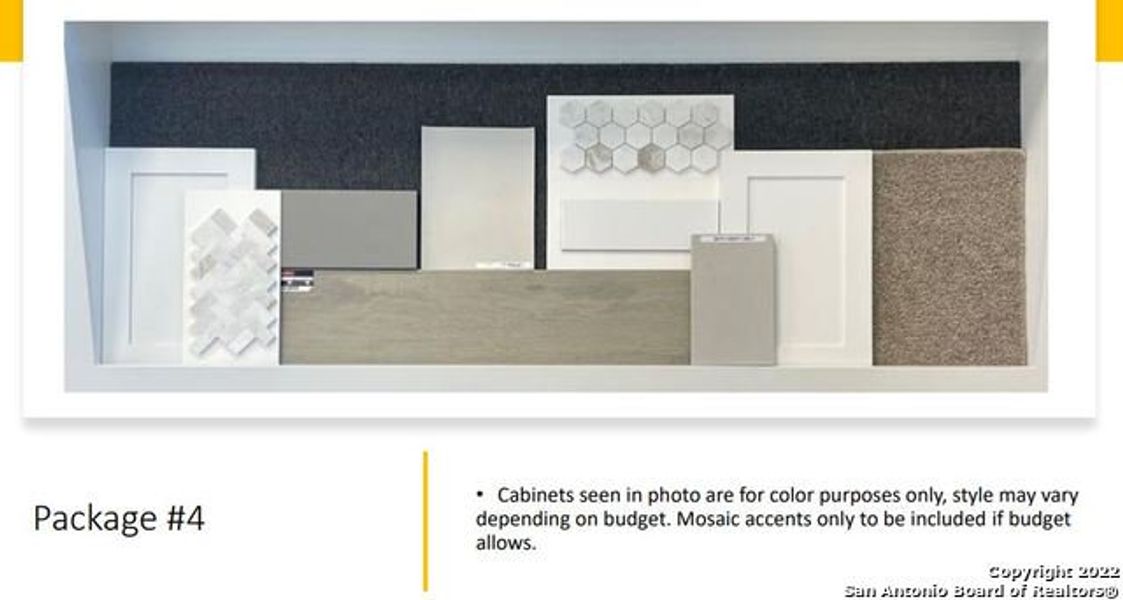 Sample of building materials used in homes in Casinas at Gruene, New Braunfels (Image 25).