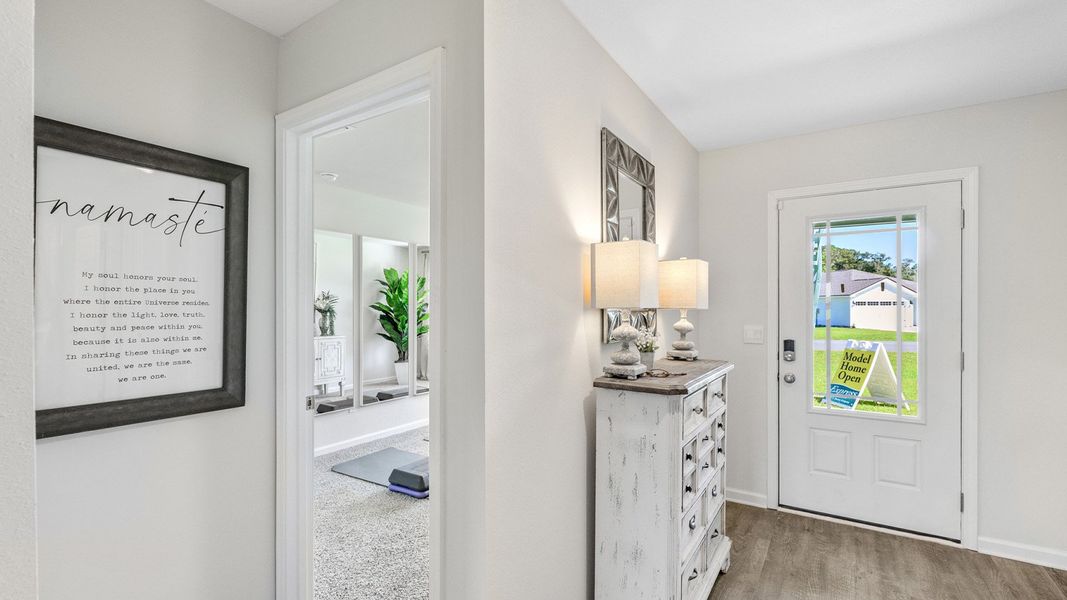 Representative furnished interior of a home built from the The Sawyer by D.R. Horton in The Hammocks, Crawfordville (Image 11).