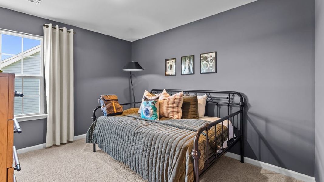 Representative furnished interior of a home built from the Belhaven by D.R. Horton in Foxtail, Yadkinville (Image 27).