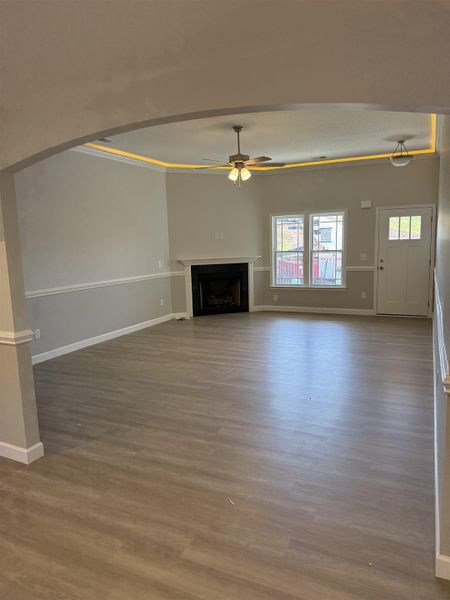 Spacious, unfurnished interior of a new home in Alverson Farms, Inman (Image 6). Spacious, unfurnished interior of a new home in Alverson Farms, Inman (Image 6).