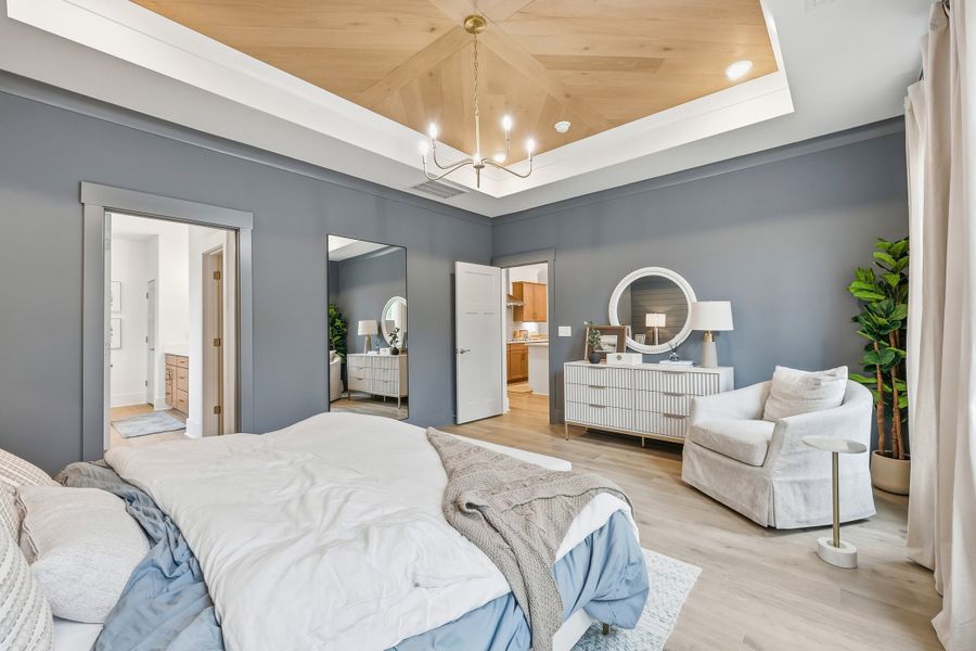 Representative furnished interior of a home built from the Carolyn II by Great Southern Homes in Edgefield, Loris (Image 43).