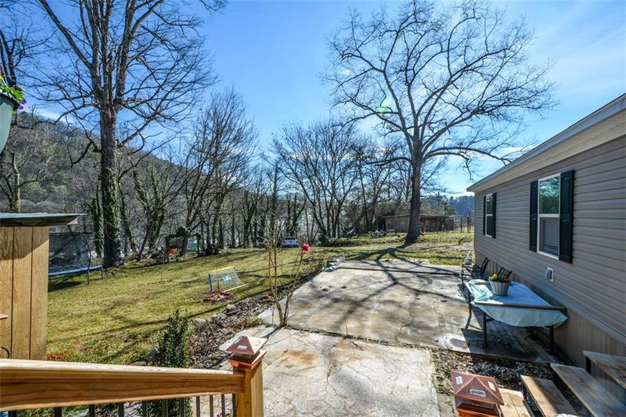 Exterior details and patio area of a home in , Talking Rock (Image 19). Exterior details and patio area of a home in , Talking Rock (Image 19).