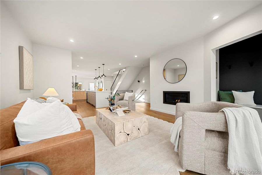 Furnished interior view inside a new home in , Denver (Image 40). Furnished interior view inside a new home in , Denver (Image 40).