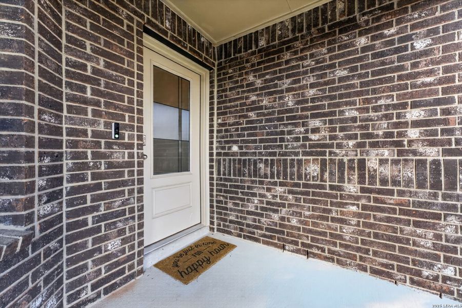 Exterior details and patio area of a home in Riverstone at Westpointe, San Antonio (Image 30).